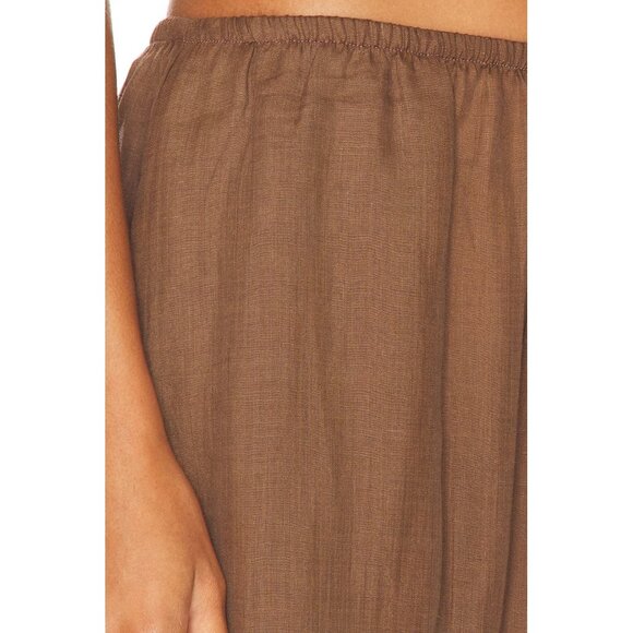 LESET Niko Crop Pocket Pants Choco Brown - Picture 6 of 6